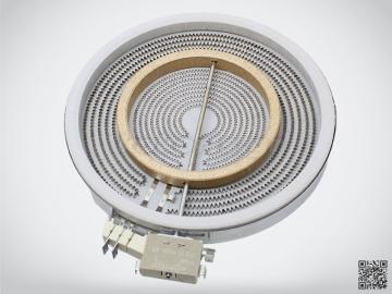 Γνήσια Εστία Κεραμική 2200Watt Διπλή Φ23/14cm Πλατό  HL65025/01 Bosch - Neff - Pitsos